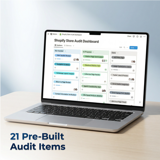 Shopify Store Audit Template (Notion)