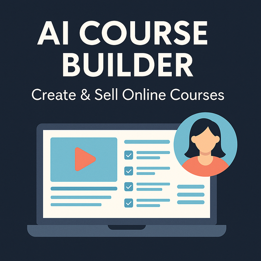 AI course builder tools for creating and selling online courses with user-friendly interface