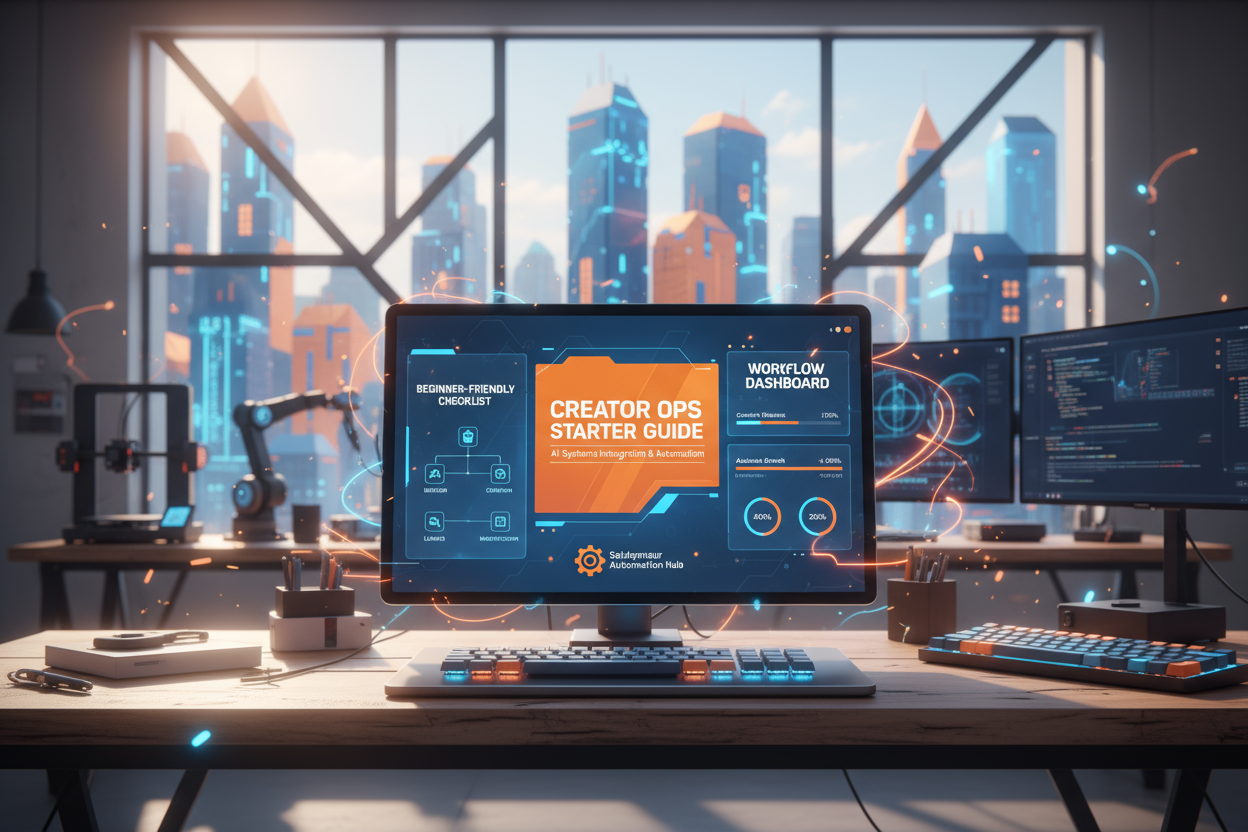 "AI systems guide for smarter creator operations and automation"