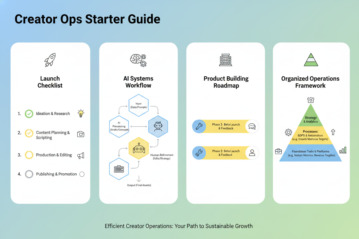 "Starter toolkit for building creator systems with AI"