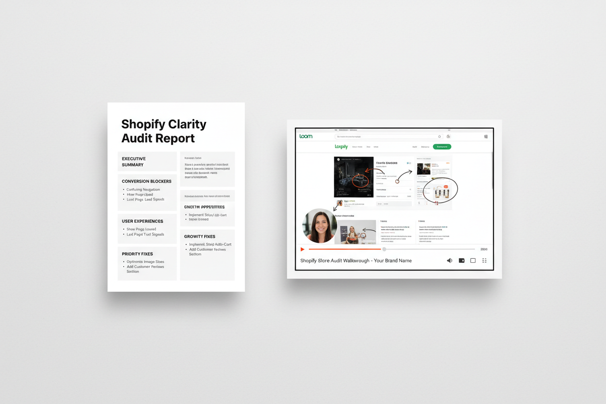 Shopify Clarity Audit Deliverable Mockup
