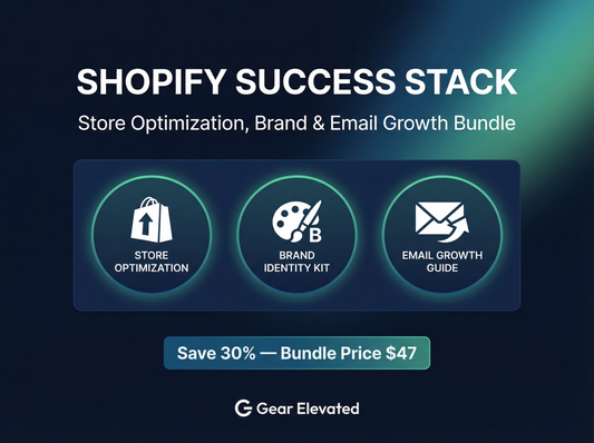 Shopify Success Stack – Store Optimization, Brand & Email Growth Bundle